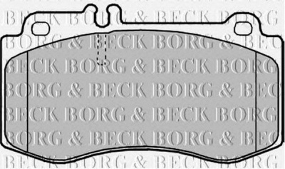 BORG & BECK bbp2248 -  Комплект тормозных колодок, дисковый тормоз